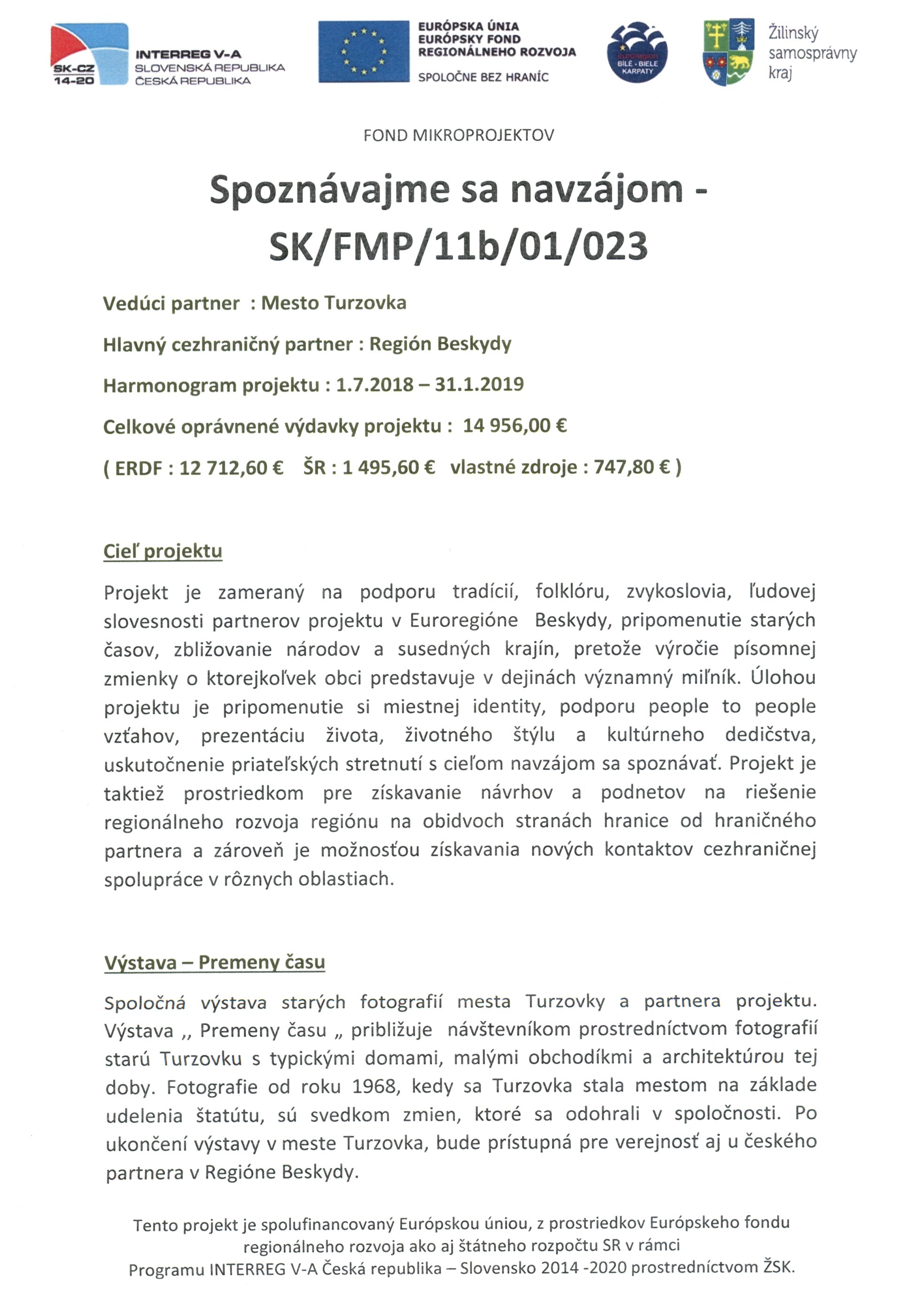 TZ Info o projektu na web 1